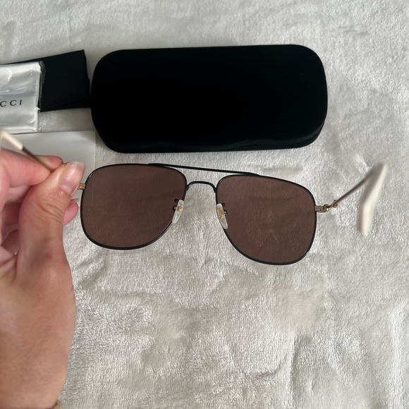 Gucci 57mm aviator sunglasses main image 8